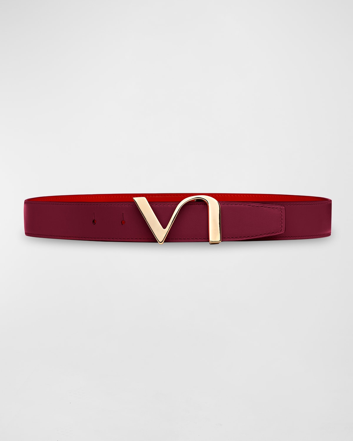 L'Amourese Reversible Leather Belt