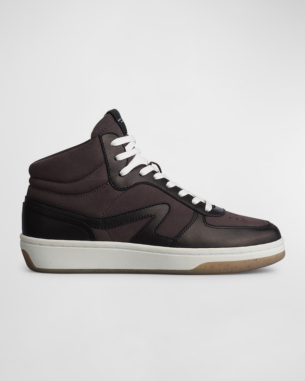 RAG & BONE RETRO LEATHER MID-TOP COURT trainers