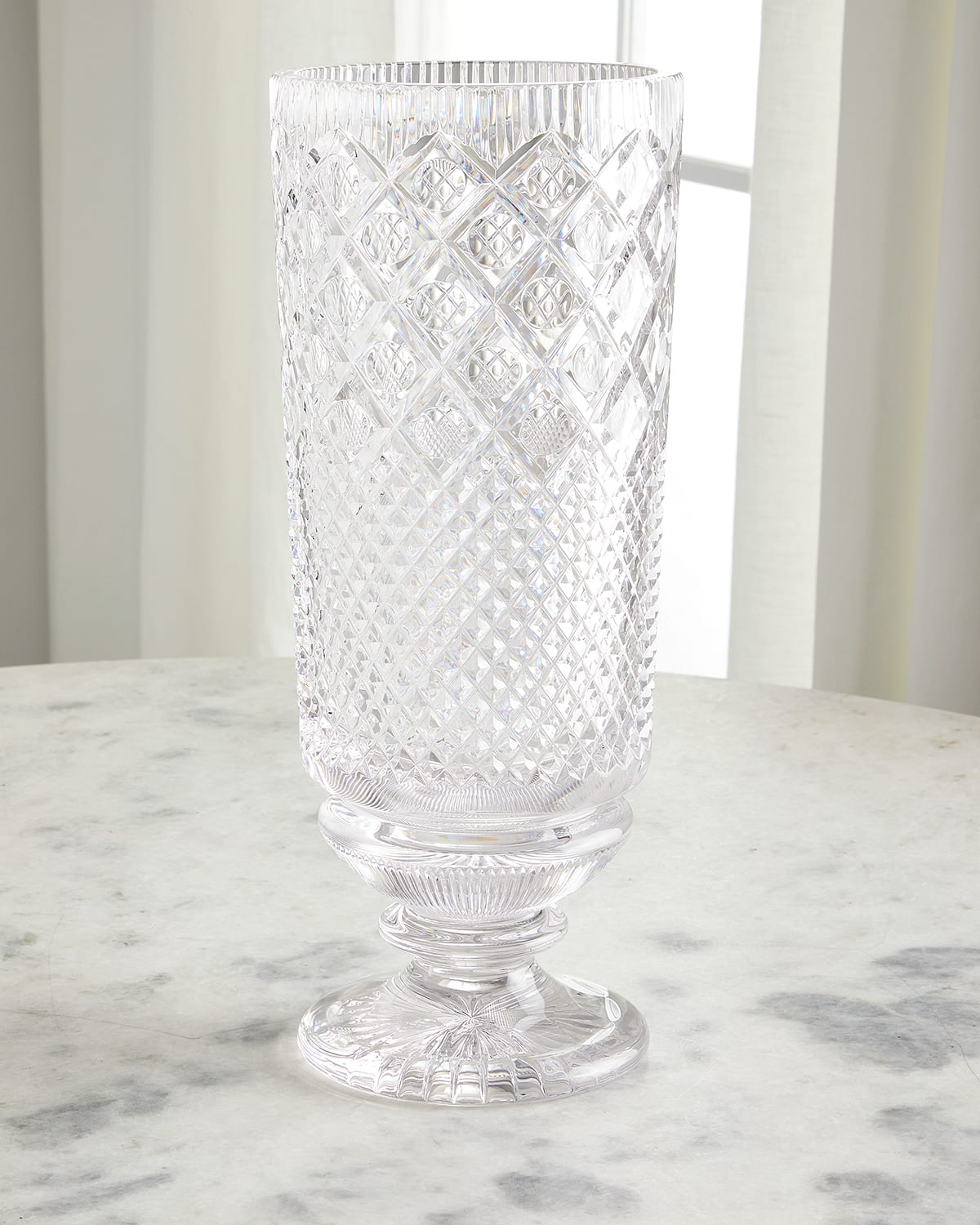 Waterford Crystal Kilkenny Footed Crystal Vase