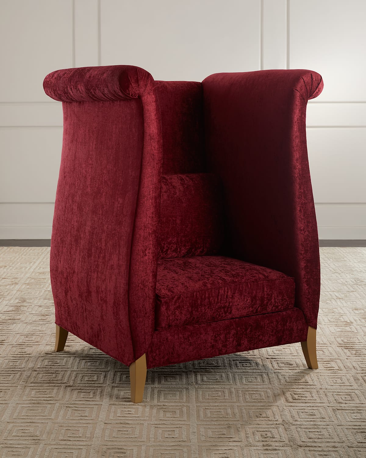 Old Hickory Tannery Ophelia Oversized Velvet Chair