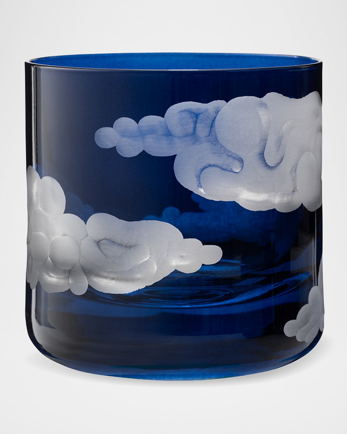 Jonathan Hansen Cobalt Crystal Tumbler