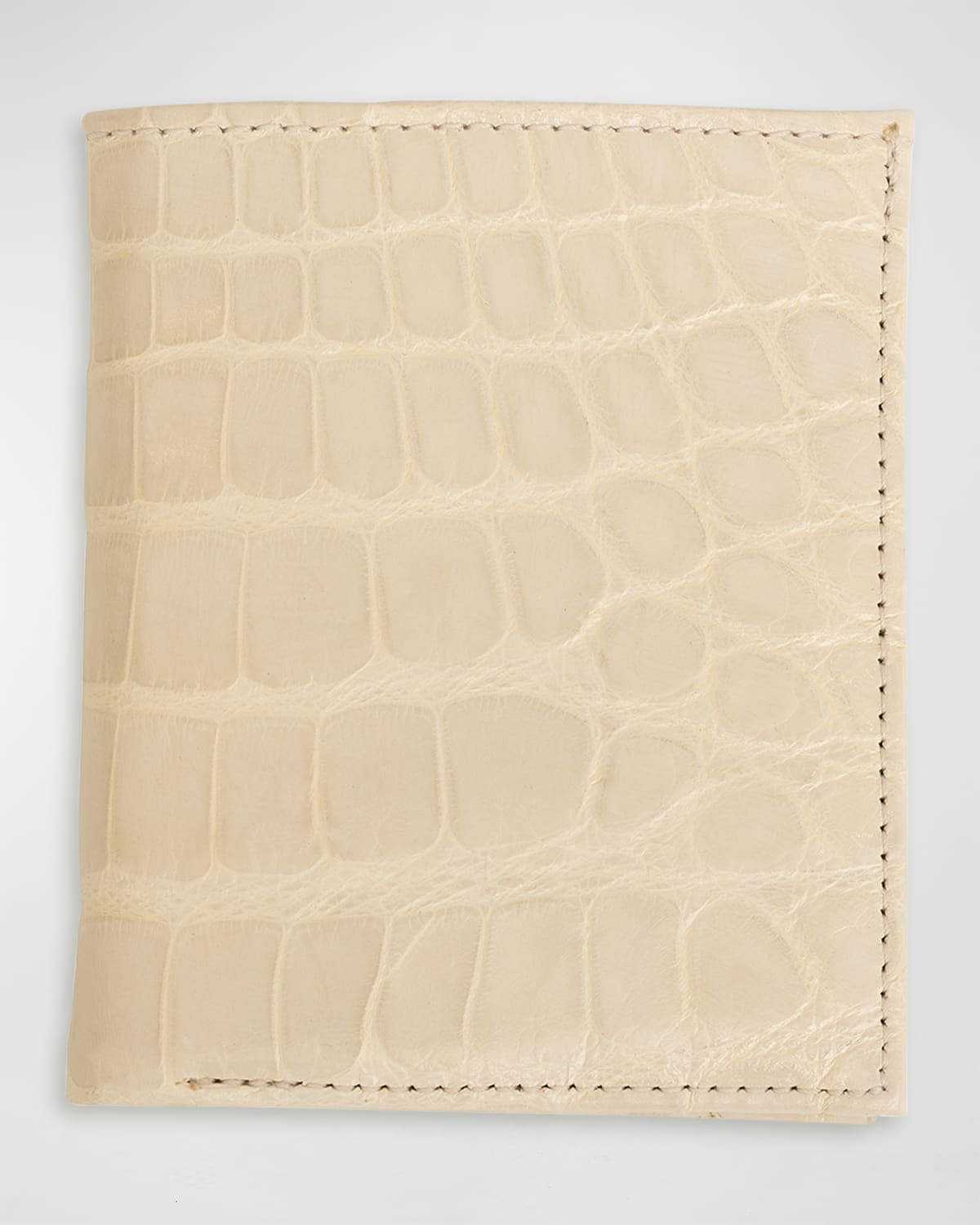 Men's Glazed Alligator Leather Bifold Wallet