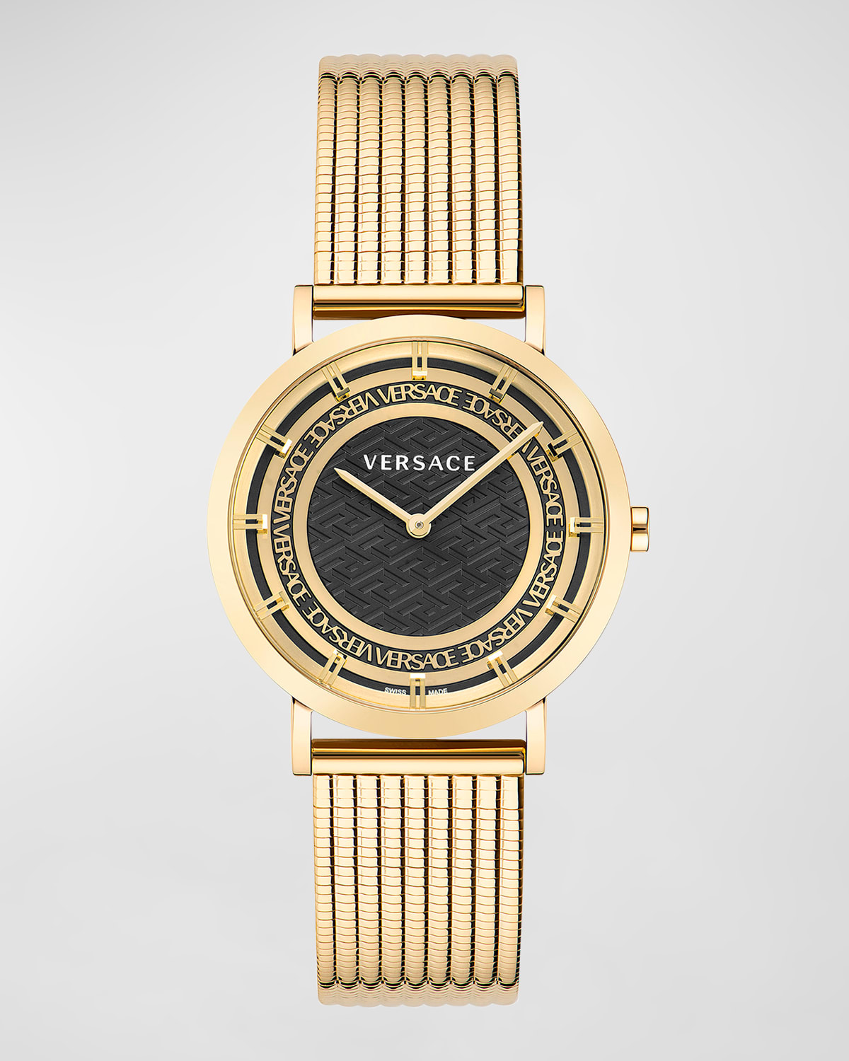 Versace New Generation Watch with Bracelet Strap, Gold/Black