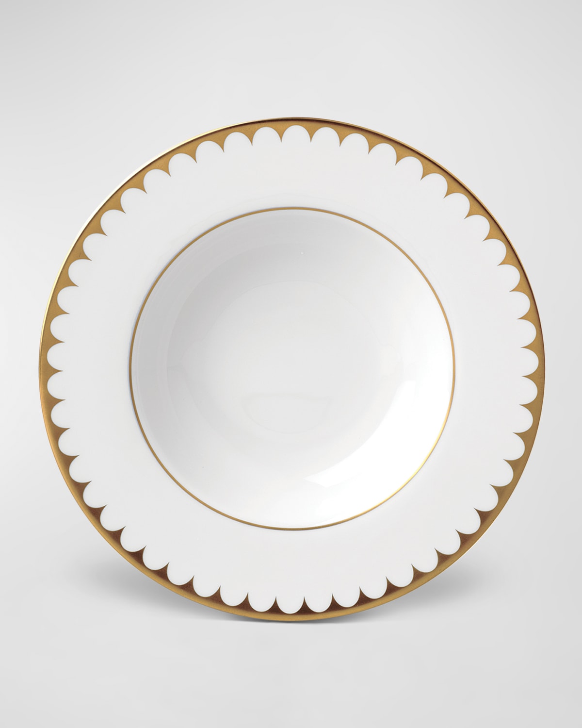 L'objet Aegean Filet 24k Gold-plated Soup Plate