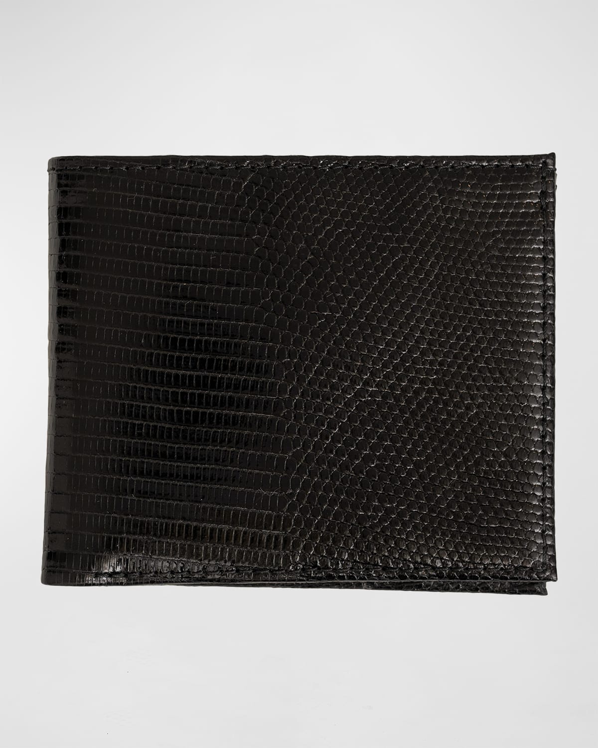 Men's Lizard Leather Bifold Wallet