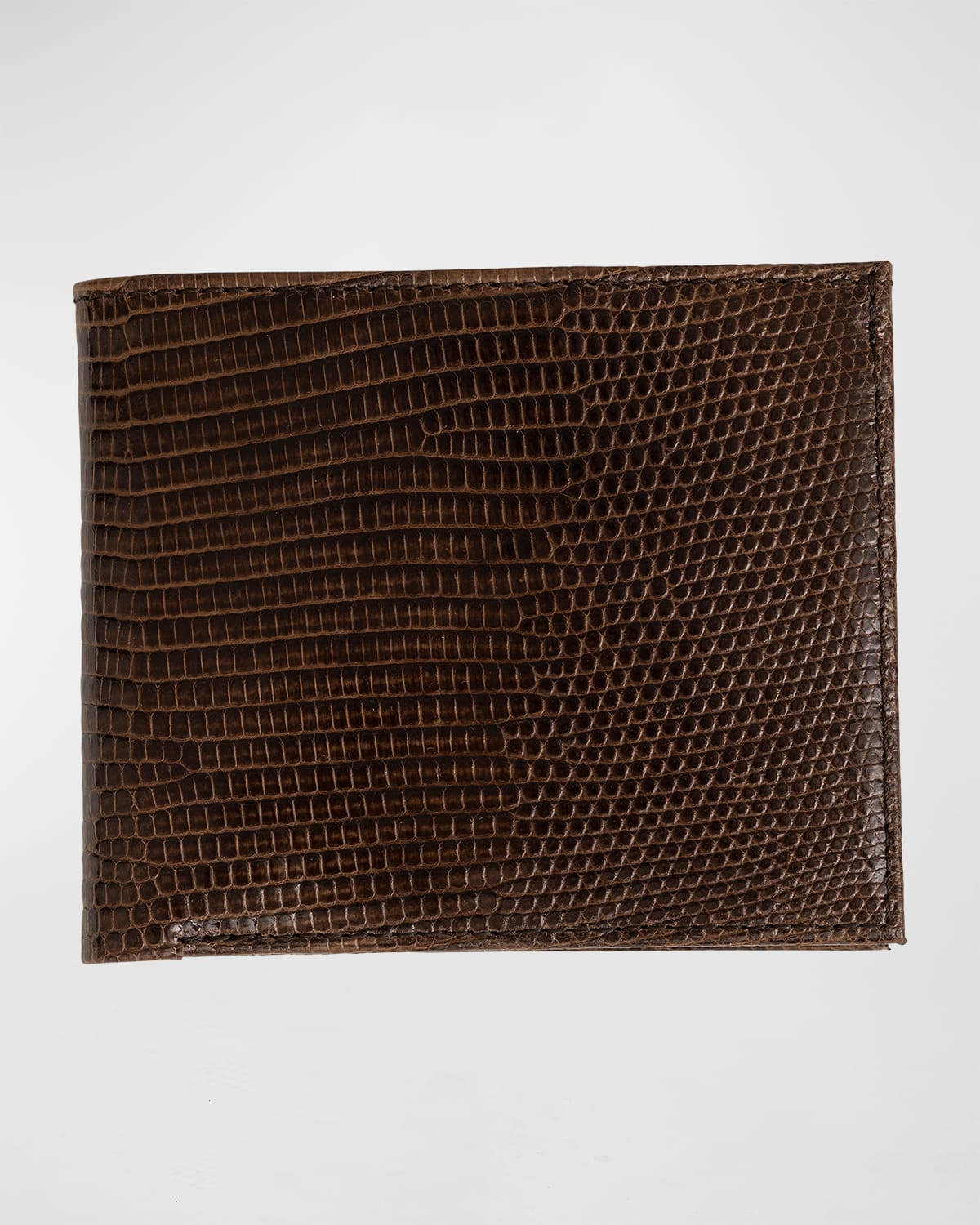 Men's Lizard Leather Bifold Wallet