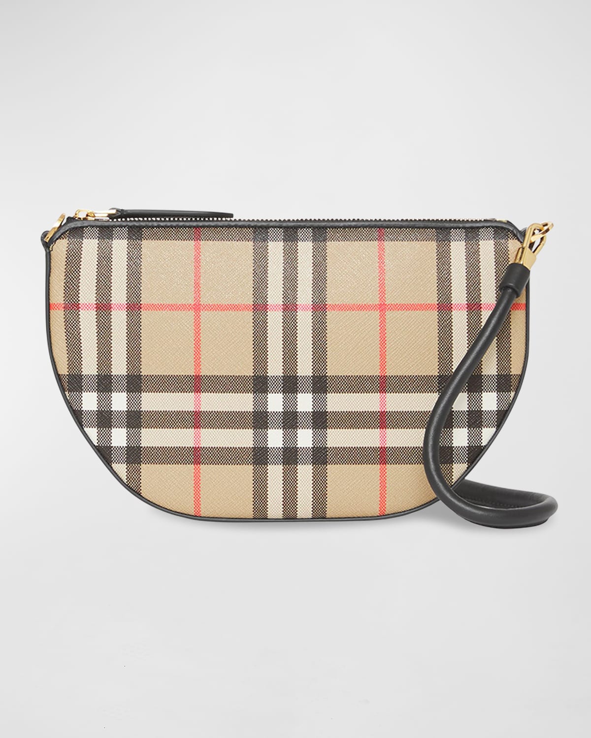 Burberry Olympia Vintage Check Pouch Shoulder Bag