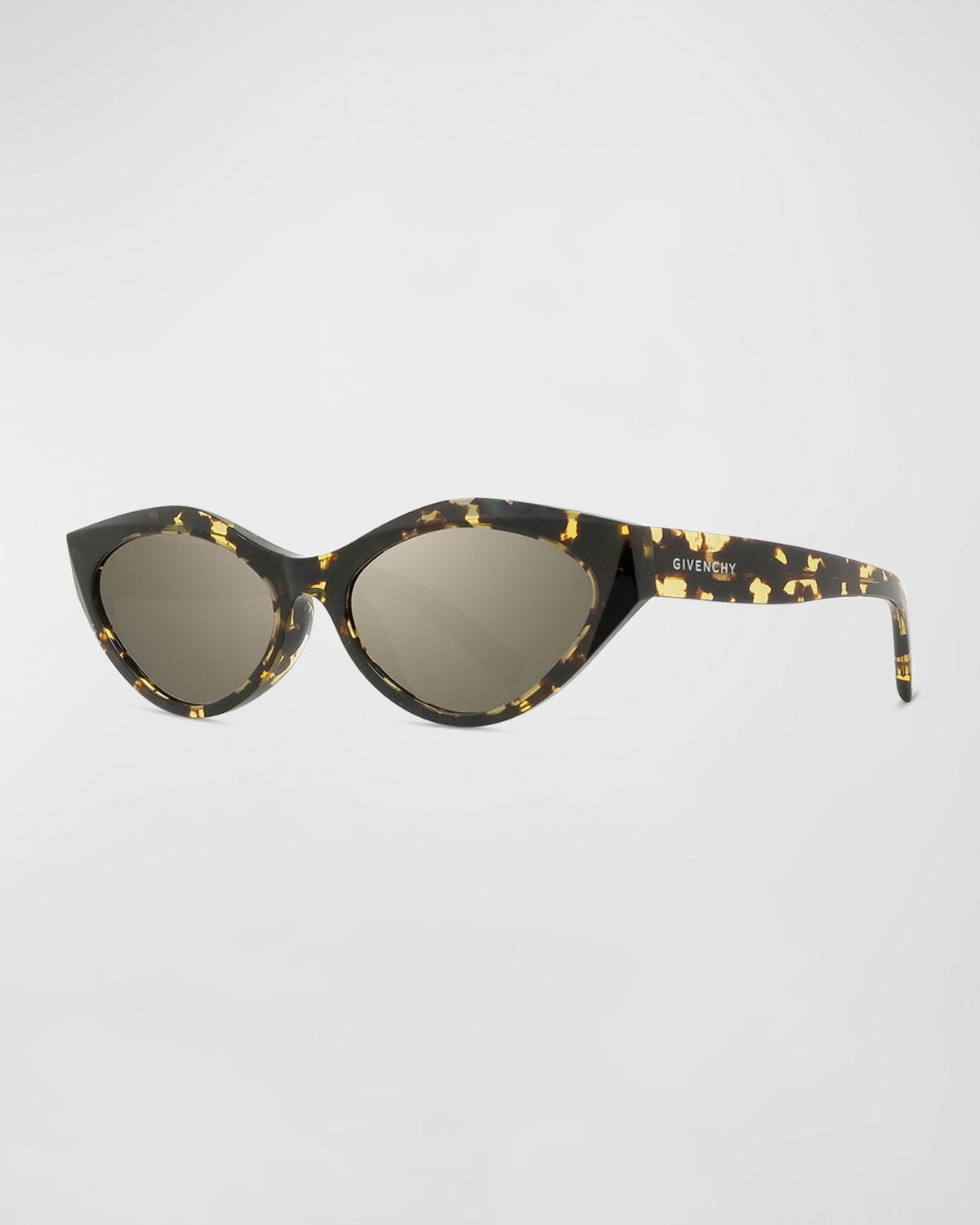 GIVENCHY MIRRORED ACETATE CAT-EYE SUNGLASSES