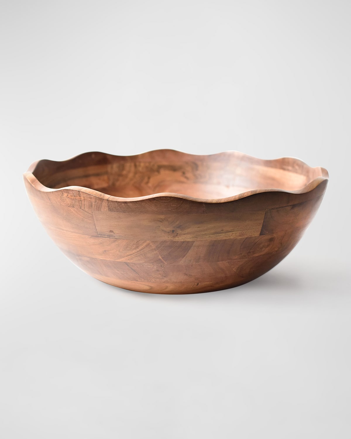 Fundamental Wood Ruffle Bowl