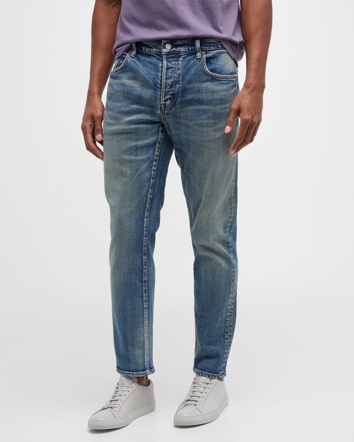 MOUSSY VINTAGE MEN'S MVM BIRMINGHAM TAPERED JEANS