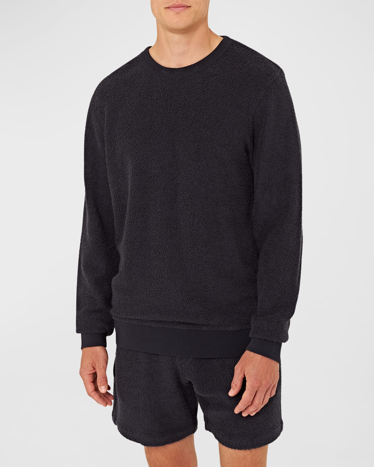 Orlebar Brown Men's Pierce Loop Jersey Sweater In Dark Nocturnal Na