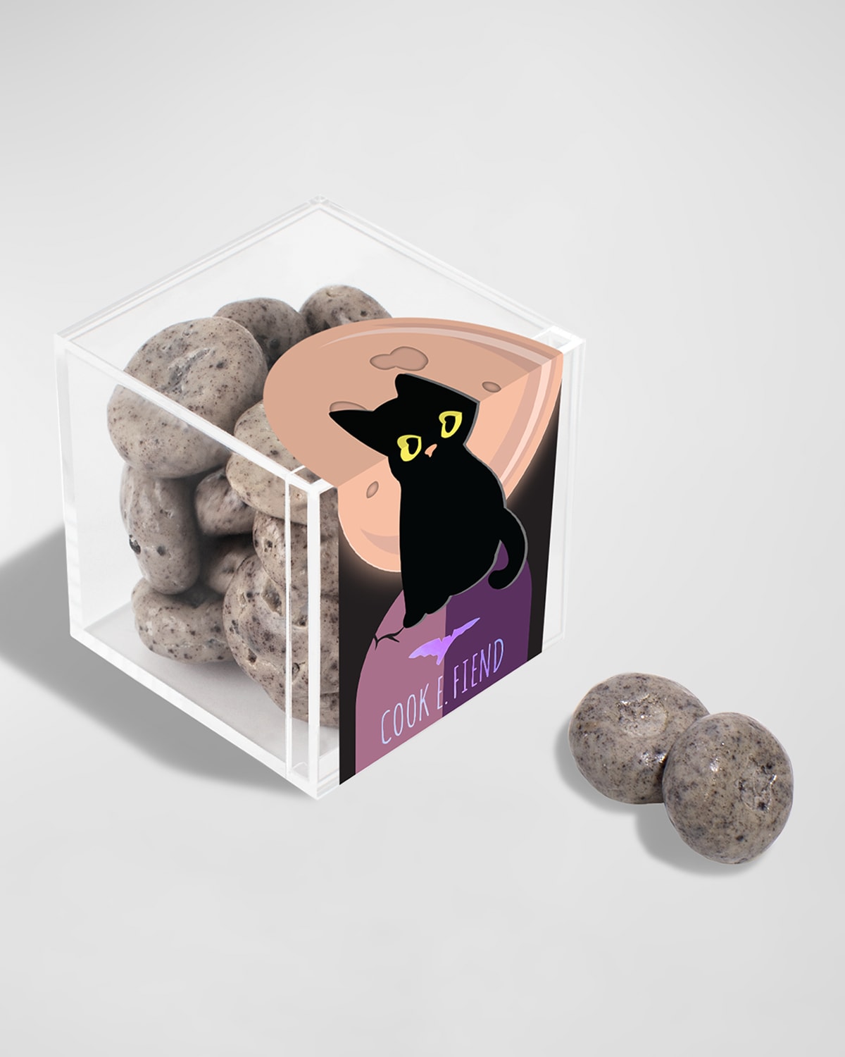 Halloween Black Cat Graveyard Cookies, 4 Count
