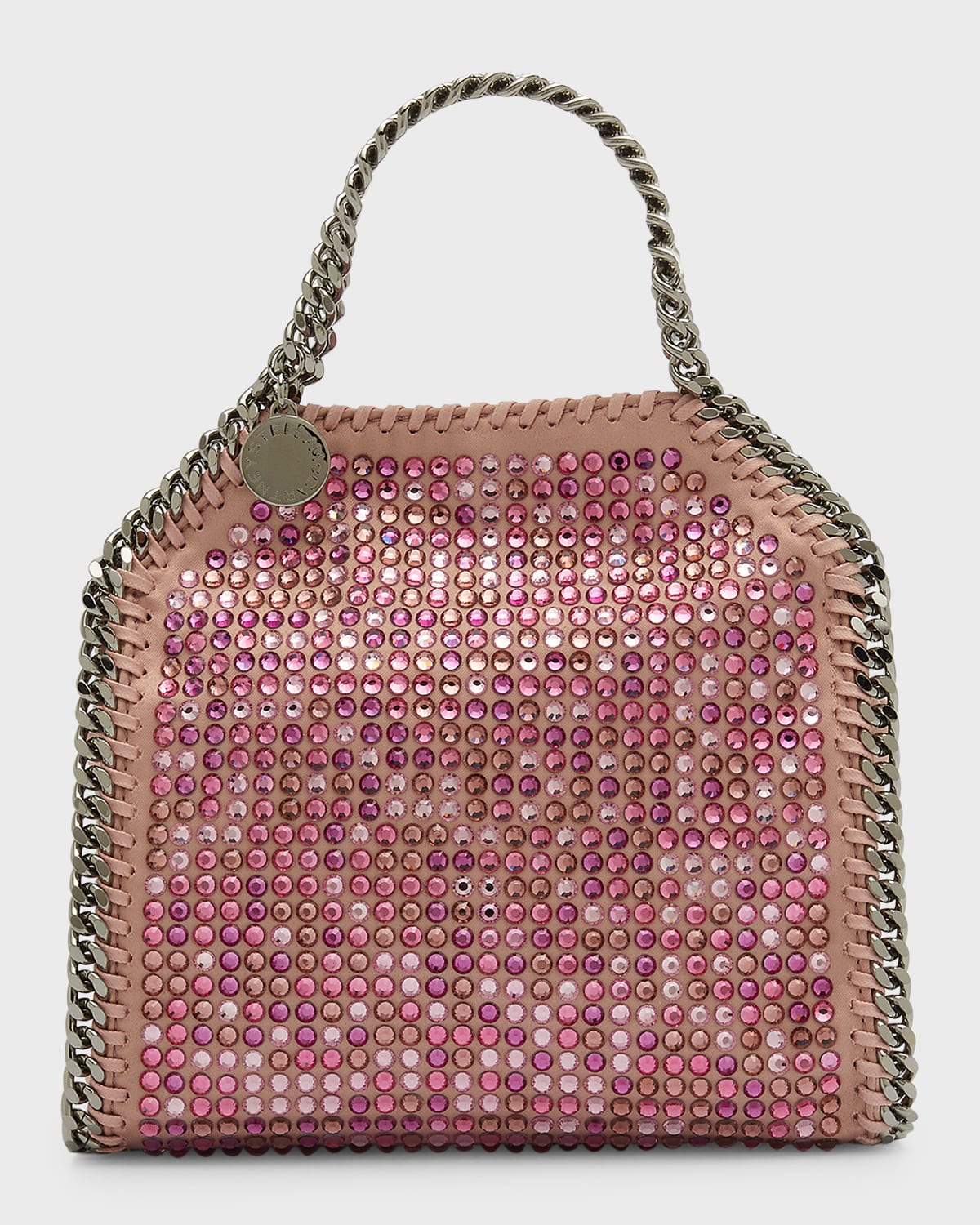STELLA McCARTNEY ピンク パーティーバッグ Stella Mccartney Falabella Tiny Crystal Tote Bag In Pink | ModeSens