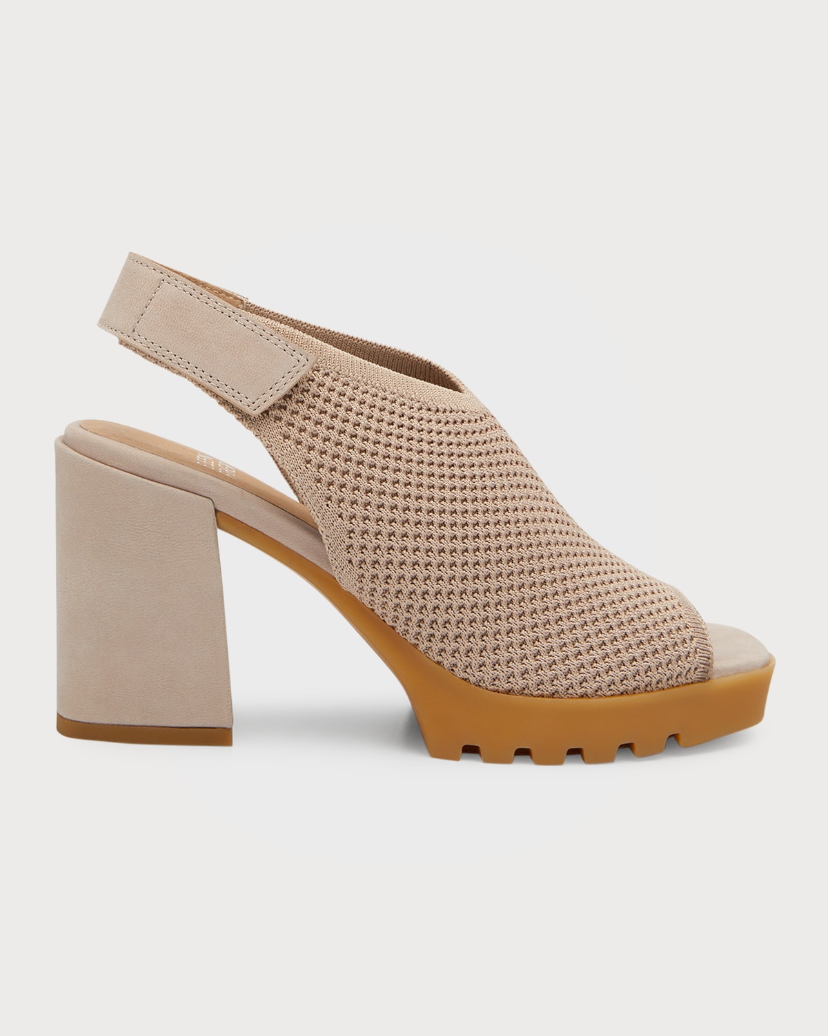 Eileen Fisher Cue Knit Sandal In Blush