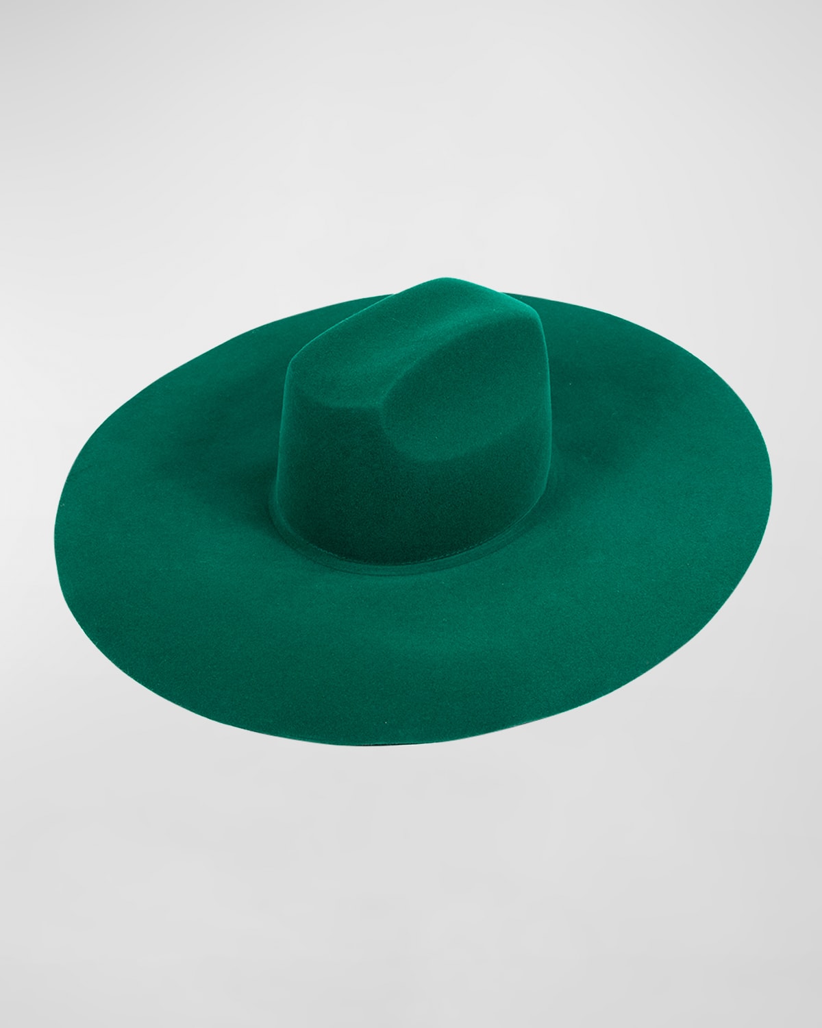 Barbisio Paloma Felt Fedora Hat In Verde