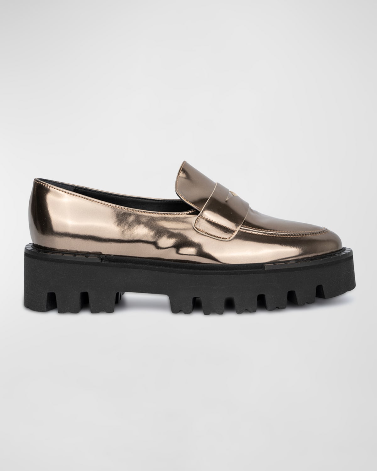 Alexi Metallic Penny Loafers