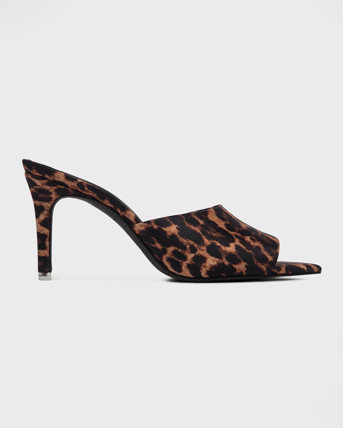 Leona Leopard Stiletto Mules