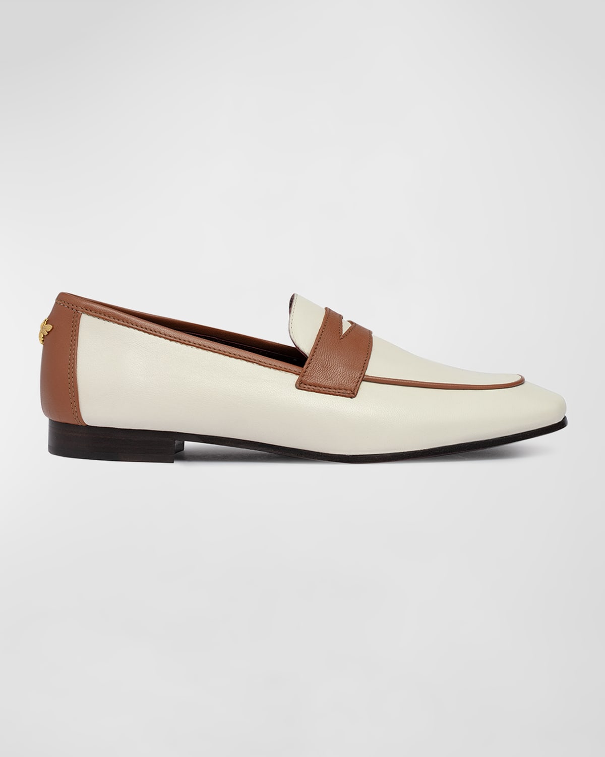 Bicolor Calfskin Penny Loafers