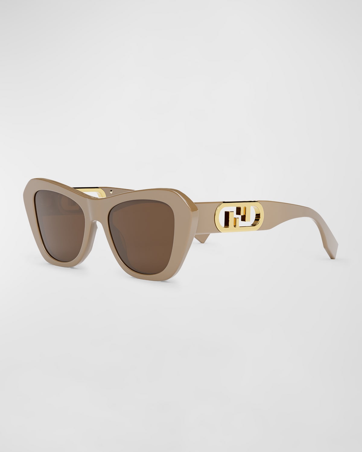 Fendi FF Nylon Cat-Eye Sunglasses