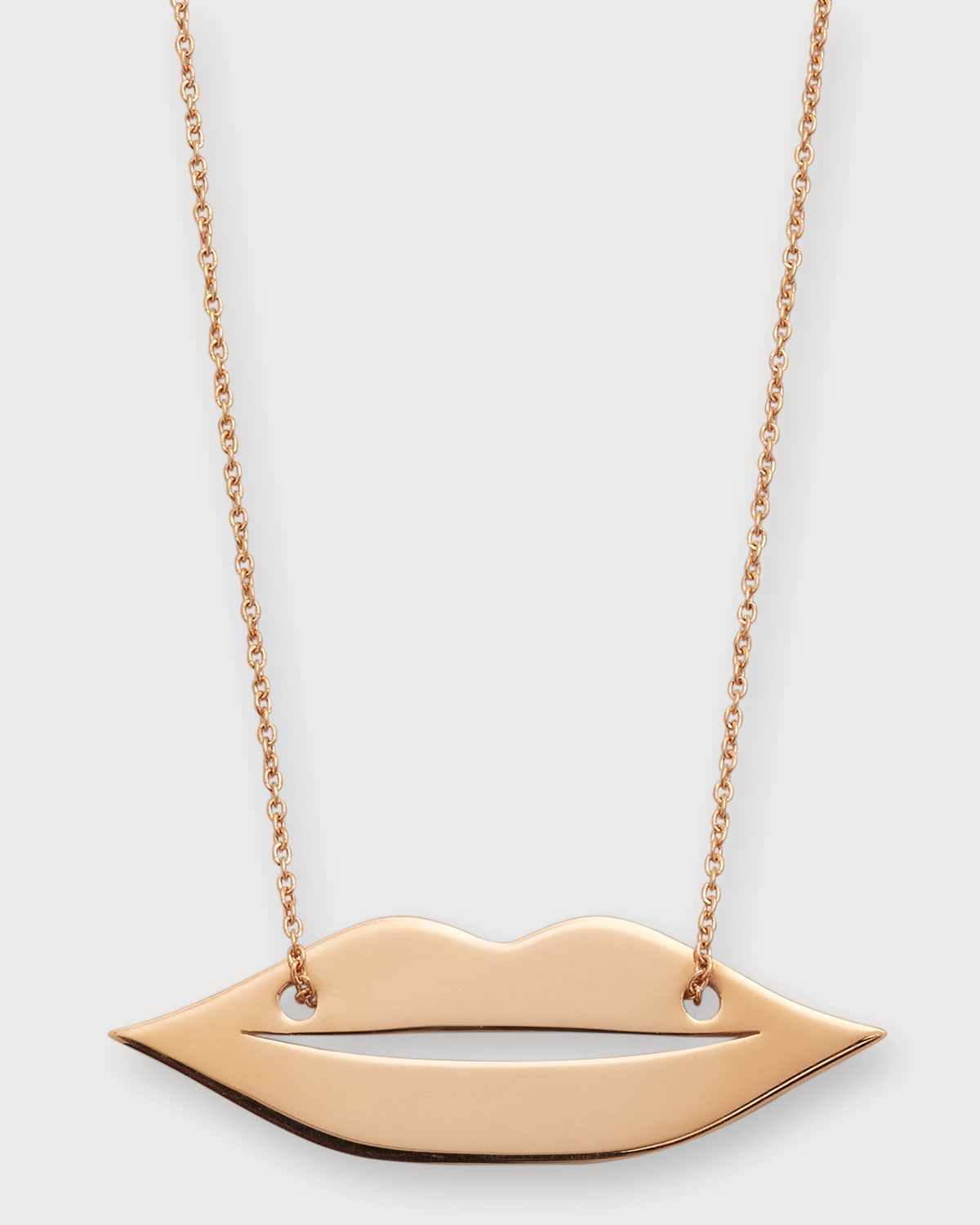 GINETTE NY French Kiss Rose Gold Necklace