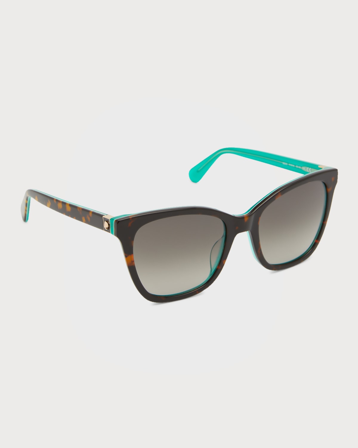 Kate Spade New York Desis 55mm Cat Eye Sunglasses In Havana Green