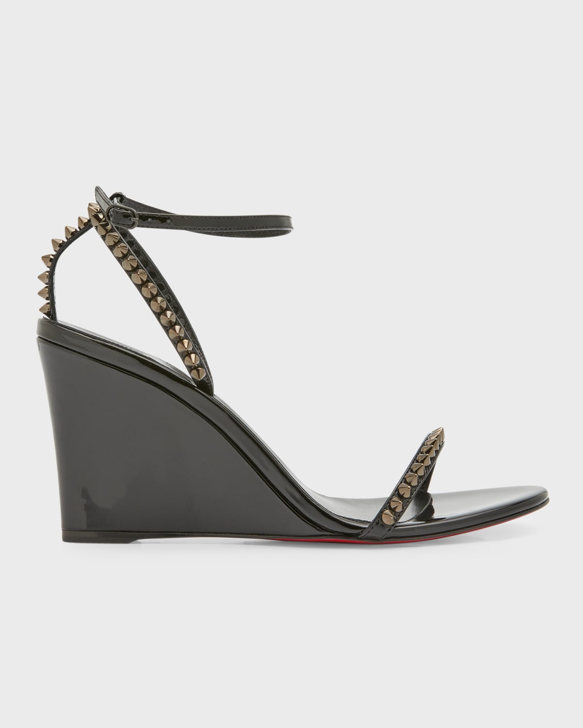 So Me - 100 mm Sandals - Leather - Black - Christian Louboutin