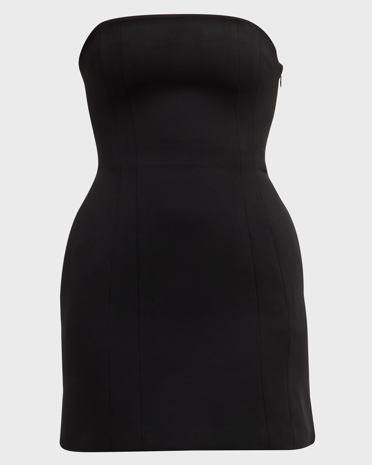 Shop A.l.c Elsie Strapless Mini Dress In Black