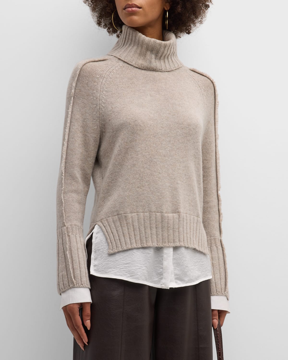 The Jolie Layered Turtleneck Sweater