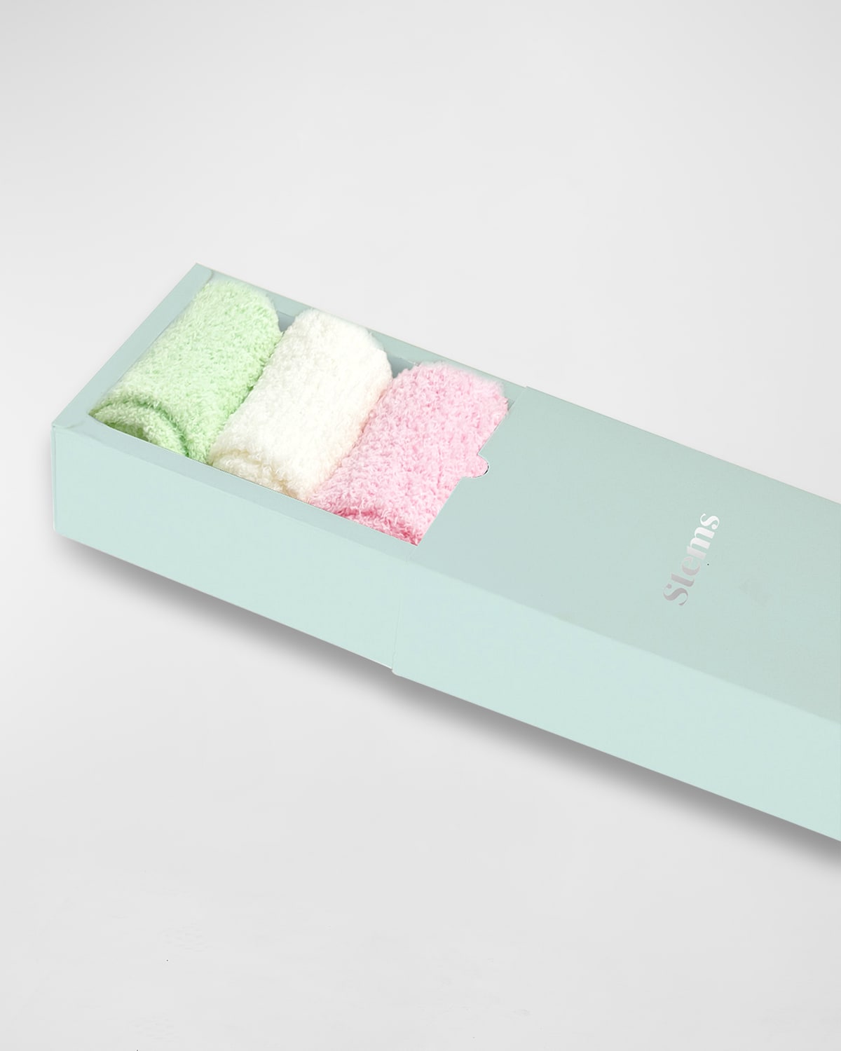 STEMS PLUSH COZY ANKLE SOCKS 3-PACK