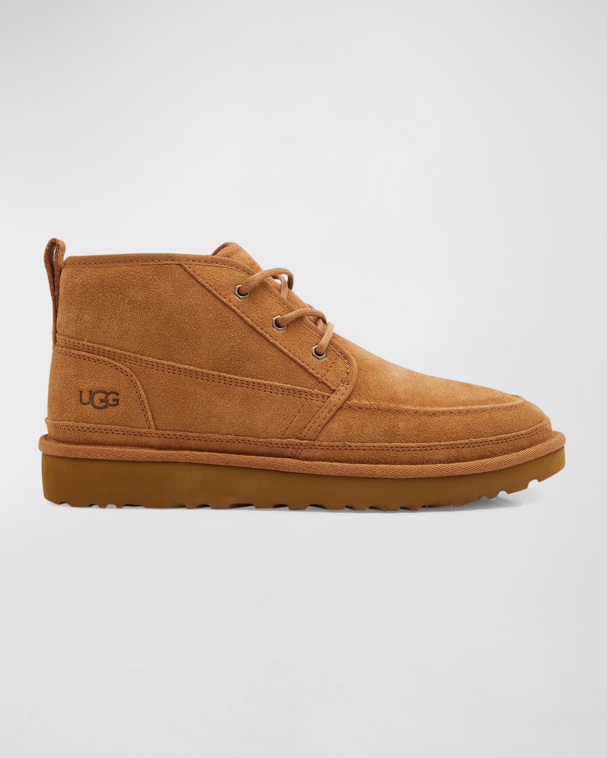 UGG MEN'S NEUMEL MOC SHEARLING-LINED SUEDE CHUKKA BOOTS