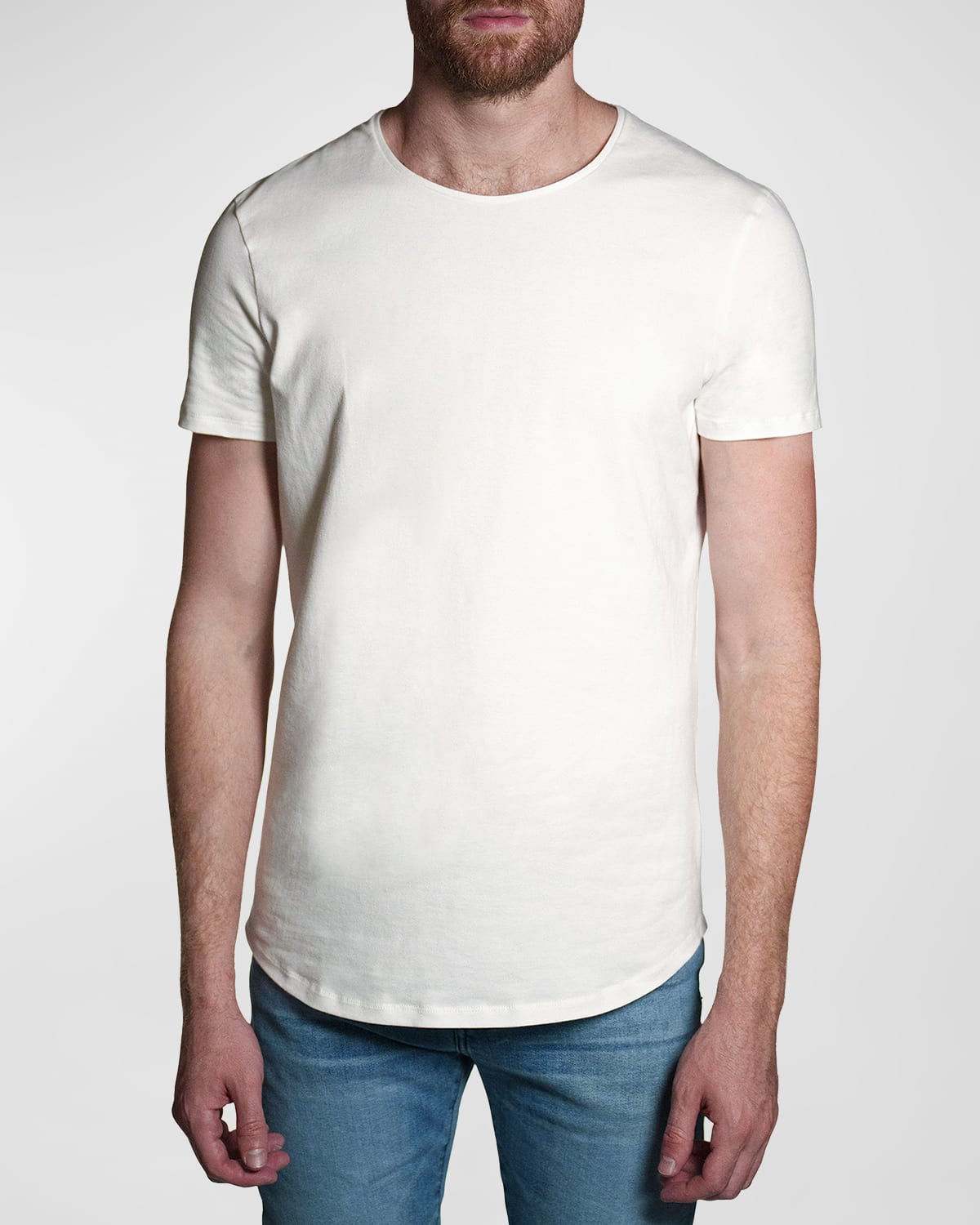 Shop Monfrere Men's Dann Solid Crew T-shirt In Blanc