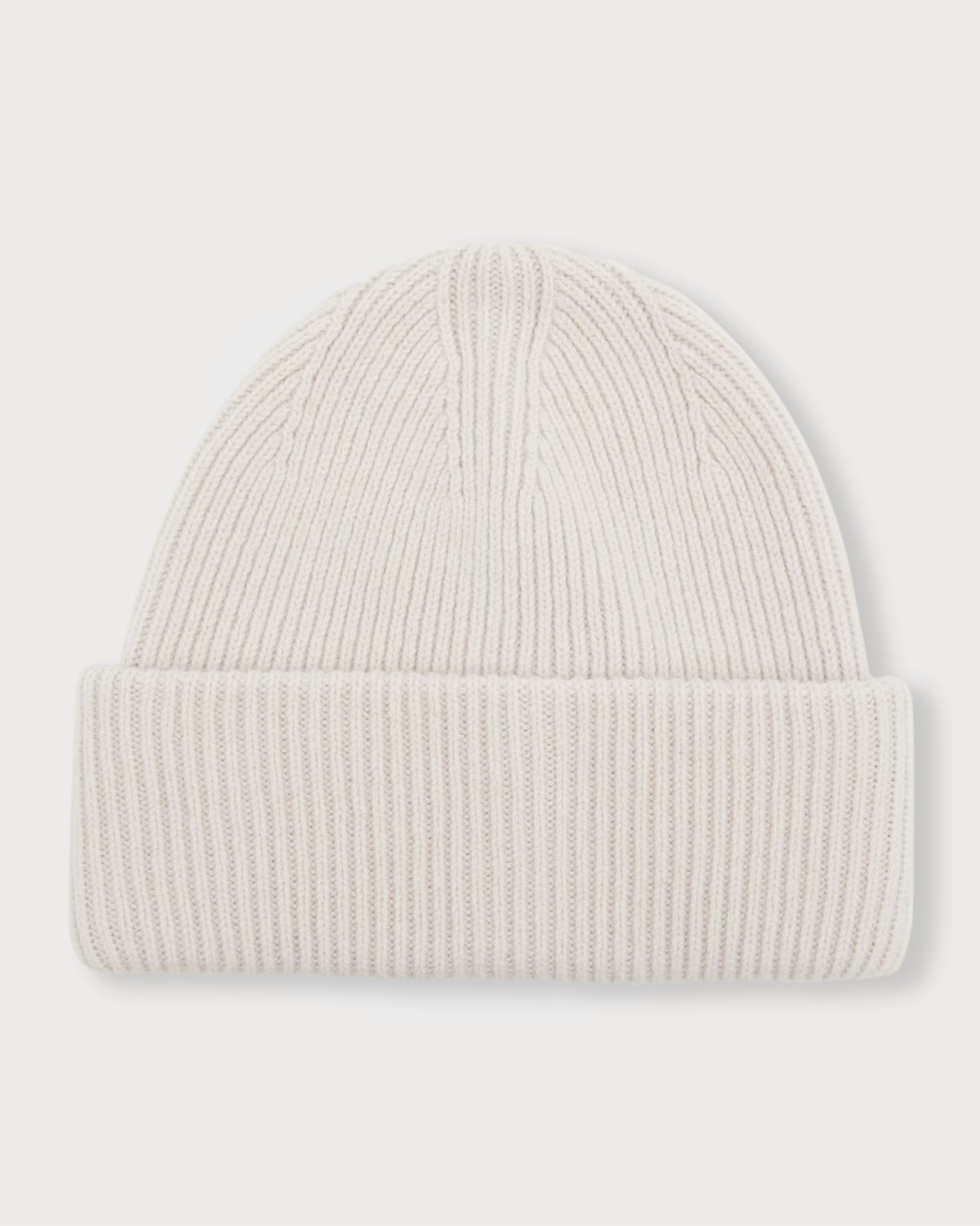 Ribbed Wool Beanie