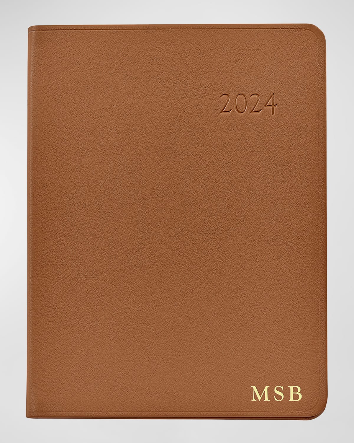 Shop Graphic Image 2024 Desk Diary - Personalized In Tan