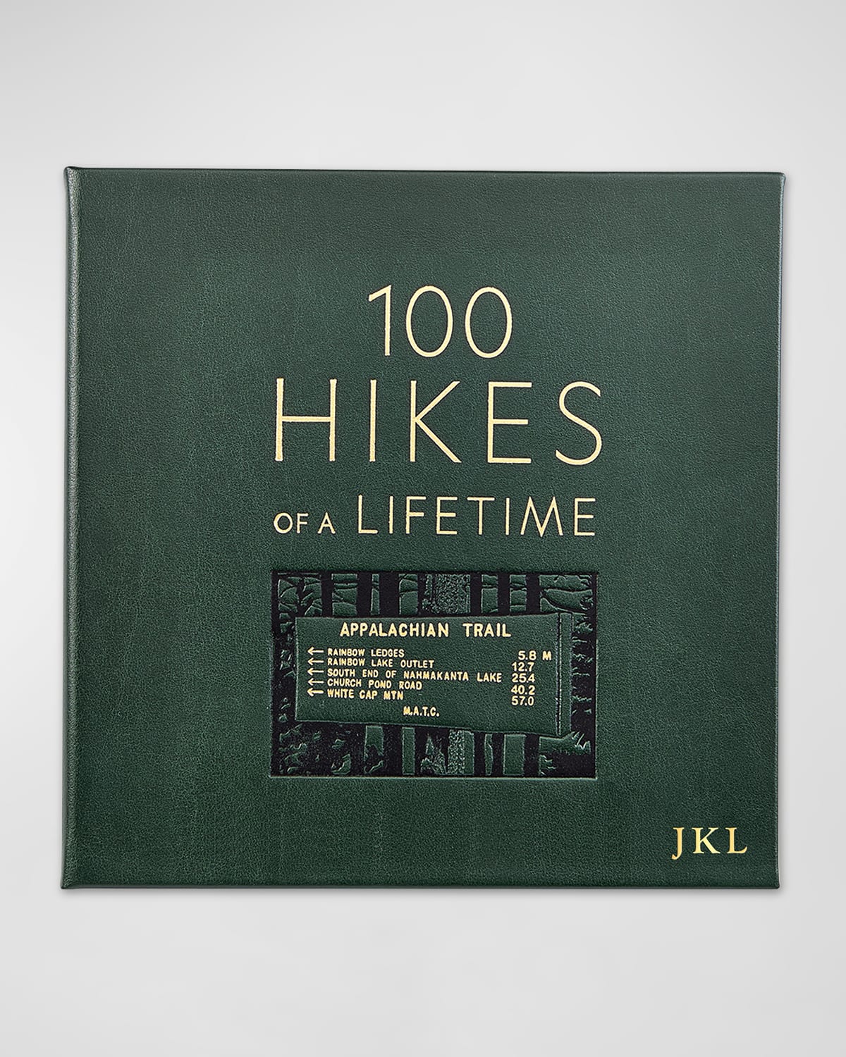 Shop Graphic Image 100 Hikes Of A Lifetime Book - Personalized In Green