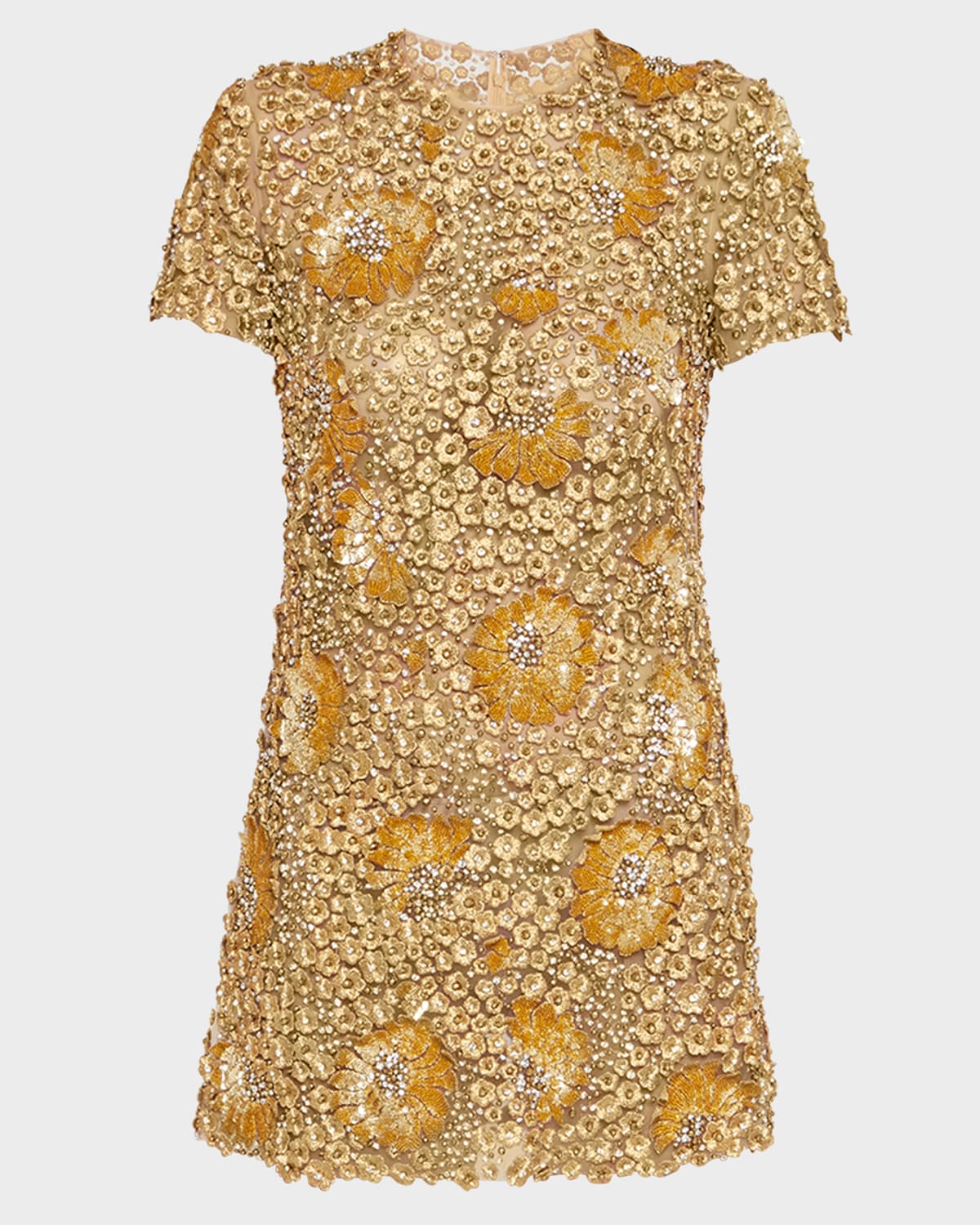sachin and babi light blue dress RED Valentino Floral Embroidered Maxi Dress | White main image 1