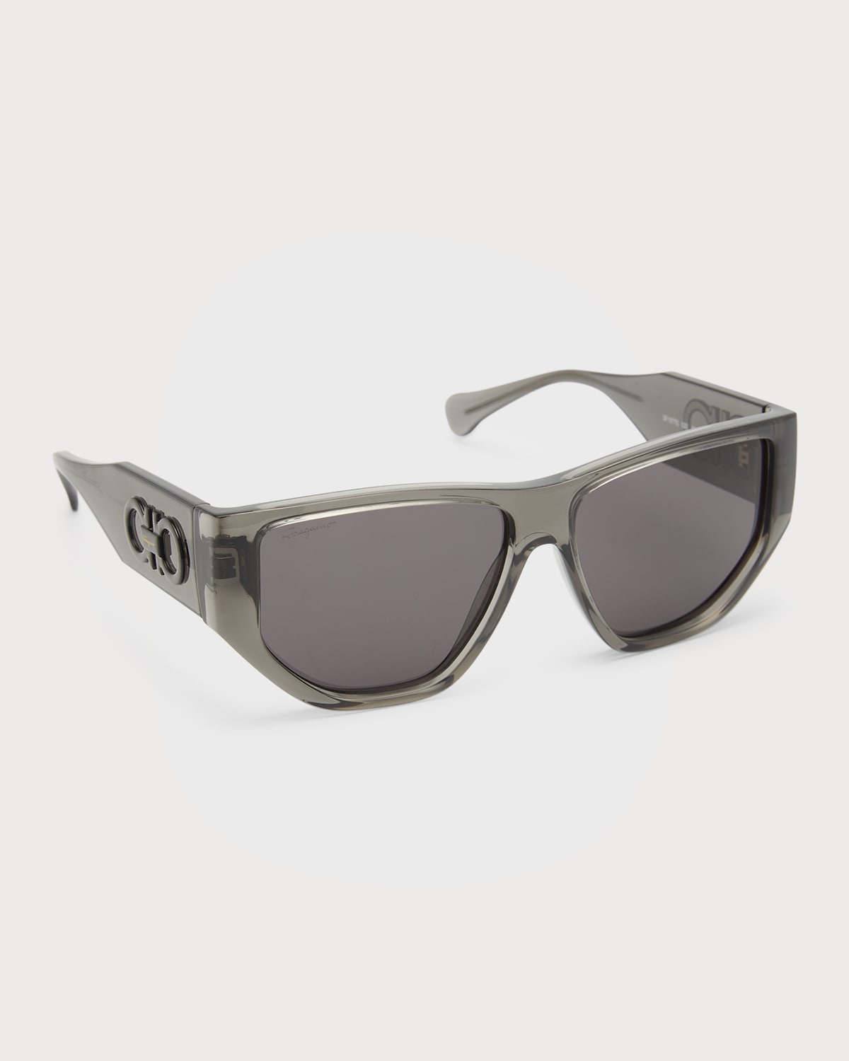 Monochrome Rectangle Plastic Sunglasses