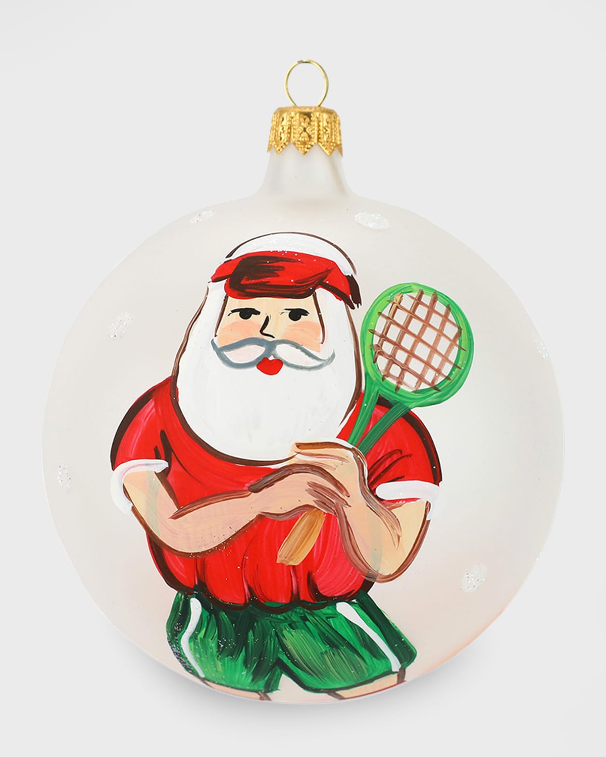 Old St. Nick Tennis Ornament