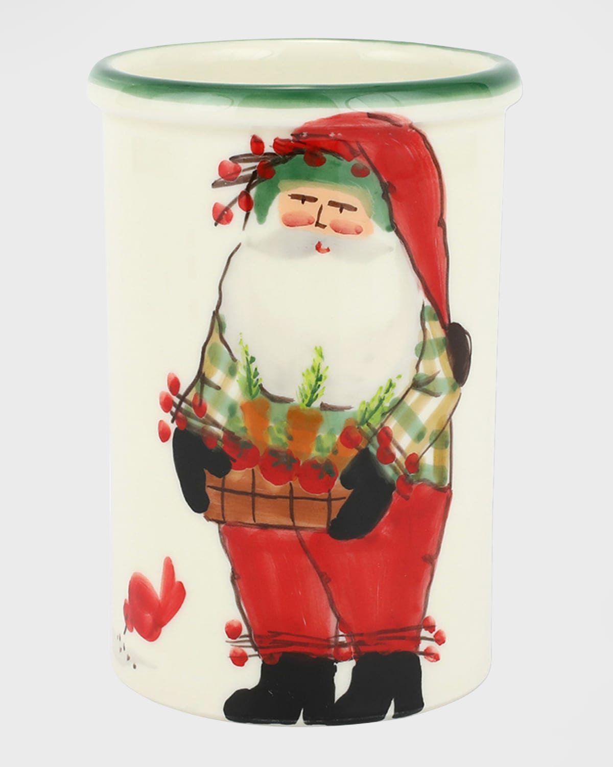 Vietri Old St. Nick Utensil Holder
