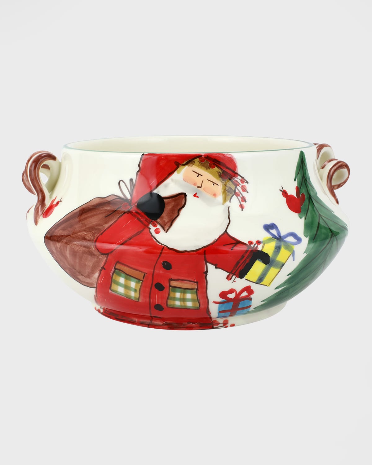 Vietri Old St. Nick Cachepot In Multi