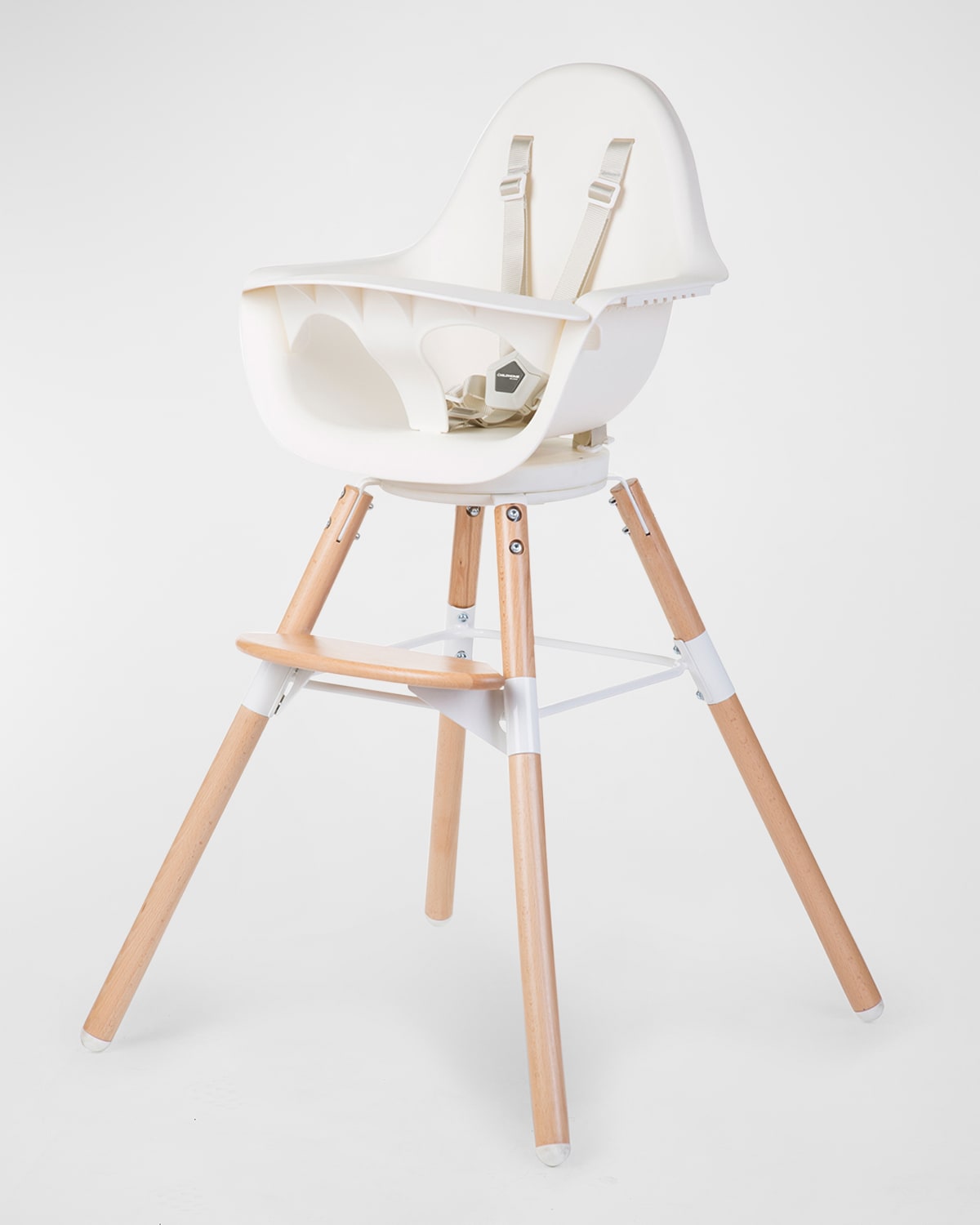 Shop Childhome Kid's Evolu One.80 High Chair In Natural White