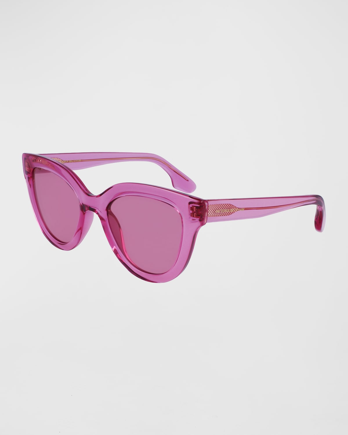 Monochrome Acetate Cat-Eye Sunglasses