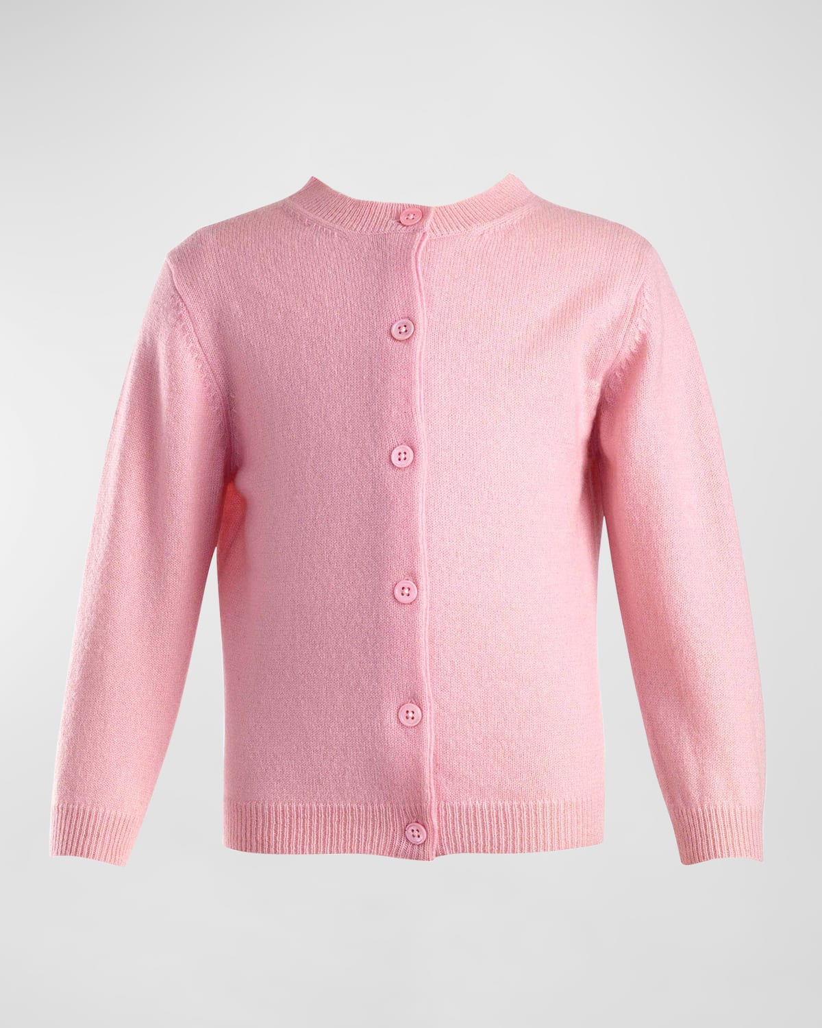 Rachel Riley Kids' Girl's Cashmere Cardigan In Pink
