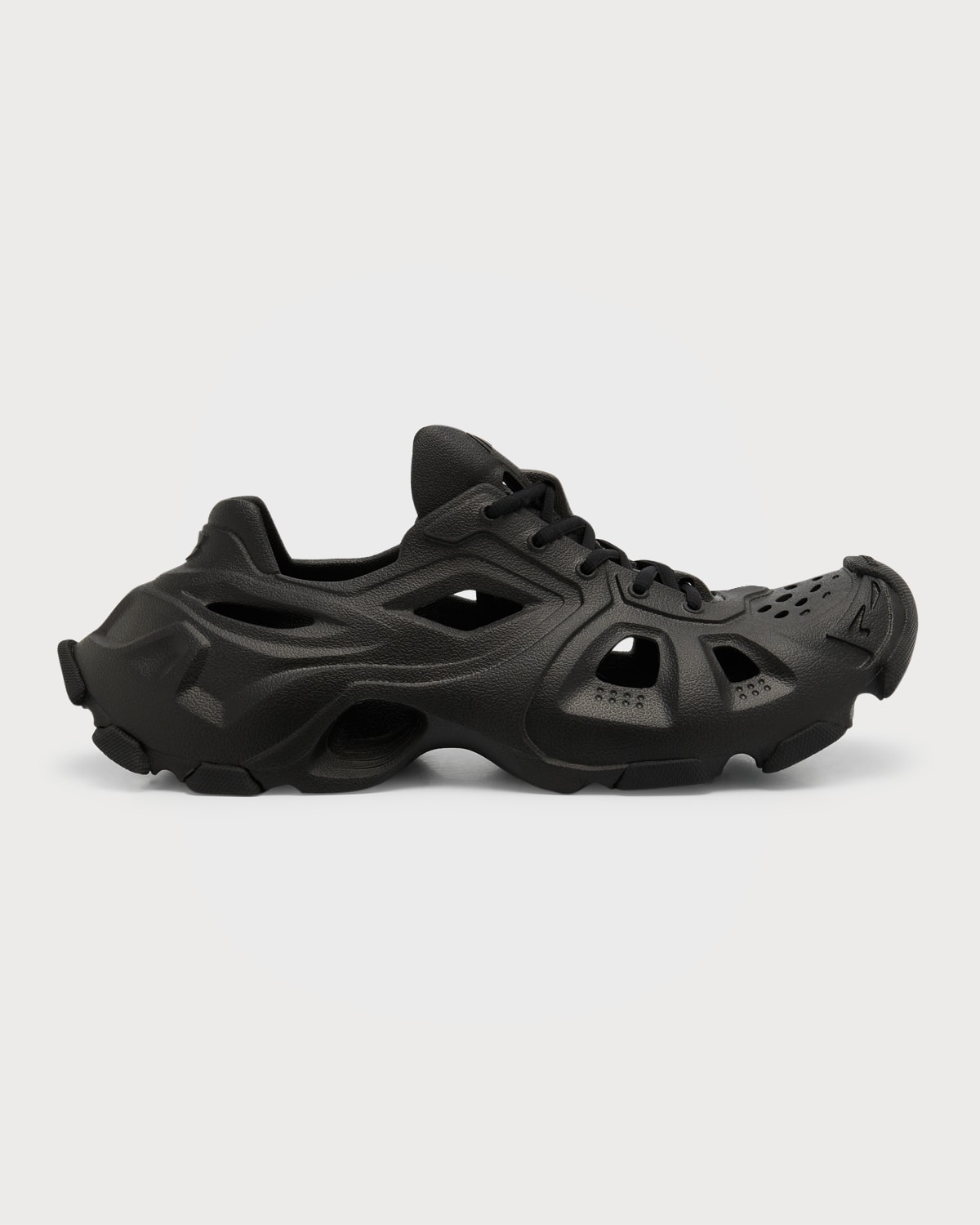 Balenciaga Men's Hd Molded Eva Low-top Sneakers In Black