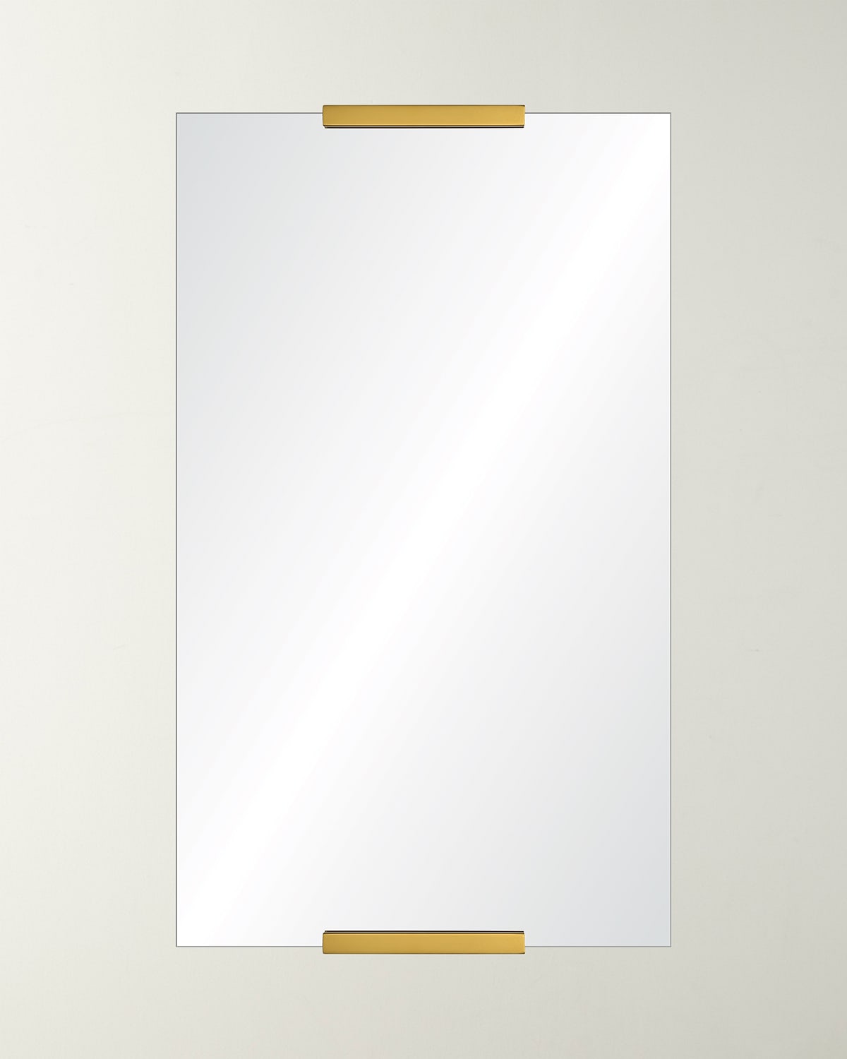 Burnished Brass Rectangle Mirror - 40"