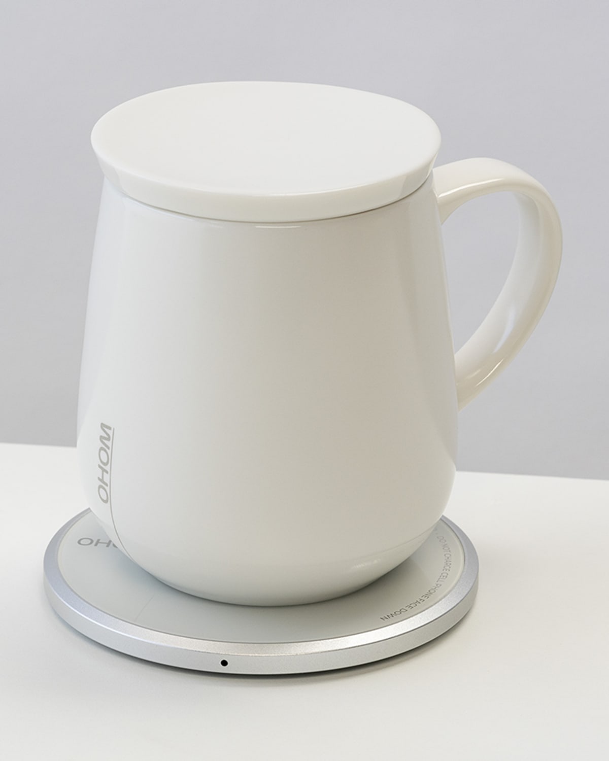 Ohom Ui Self-heating Mug, 12 Oz. In White