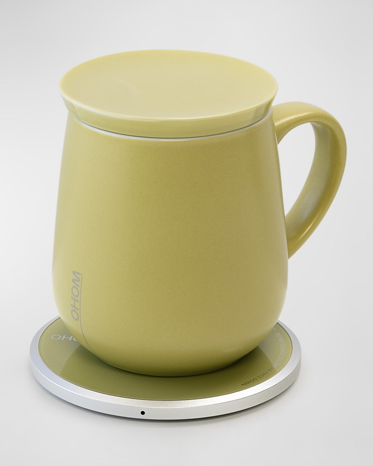 Ohom Ui Self-heating Mug, 12 Oz. In Classic Olive