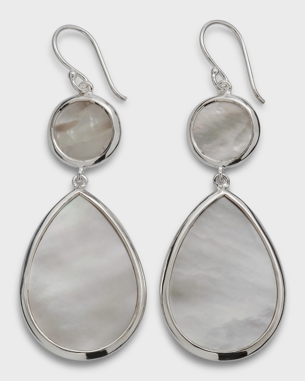 Shop Ippolita Mother-of-pearl Dot & Teardrop Earrings In Mother Of Pearl