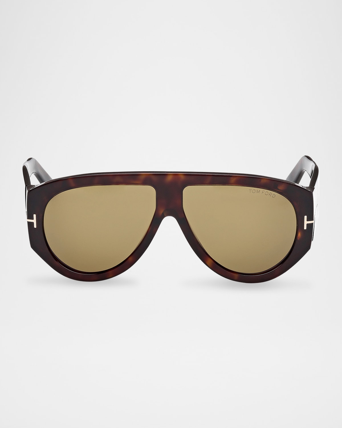Tom Ford Bronson 60mm Aviator Sunglasses In Brown