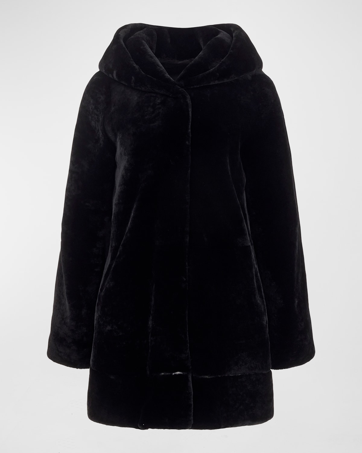 Reversible Lamb Shearling Parka Jacket
