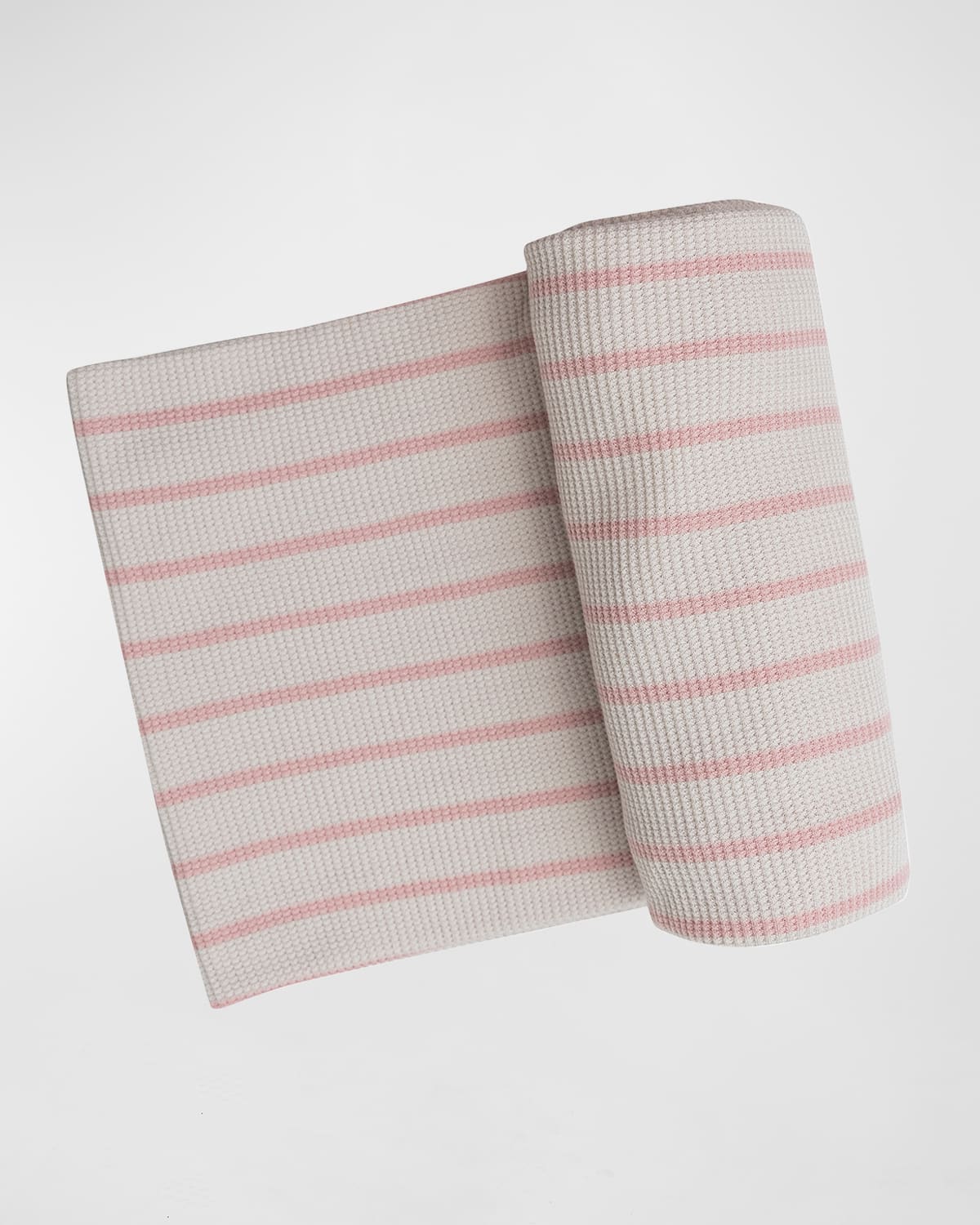 Girl's Thermal Stripe Baby Blanket